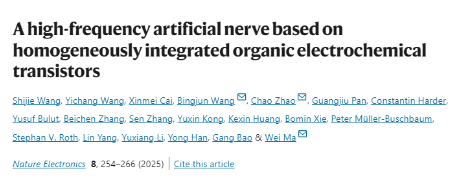 【研發(fā)前沿】人造神經(jīng)新進(jìn)展 | 基于機(jī)晶體管設(shè)計(jì)的人工神經(jīng)有望用于腦機(jī)接口